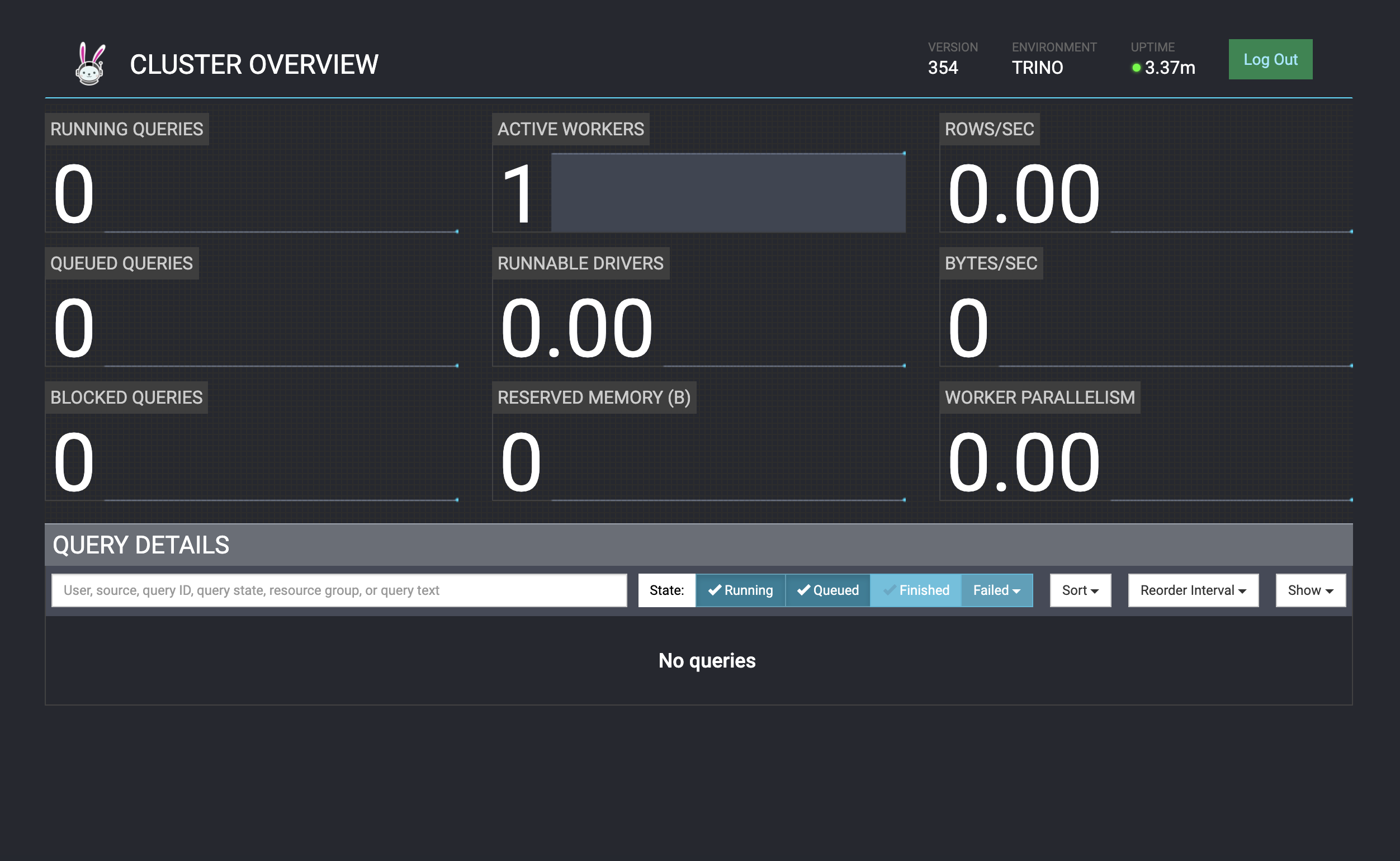 Trino Standalone UI